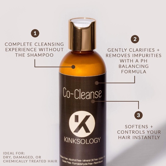 Kinksology Co-Cleanse Hair Wash Shampoo Made in Canada - Picture 2 of 11